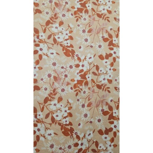 L.L.Bean Jewelneck Tee Womens S Petite Sunrise Peach 100% Supima Cotton - Picture 4 of 5